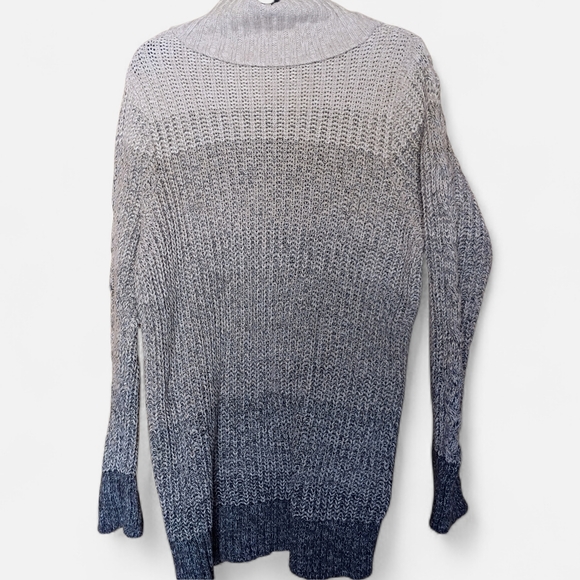 Gap 100% Cotton Thick Tunic Sweater Unisex XL Turtleneck Neutral Knit EUC 0007 - Picture 5 of 7